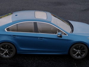subaru legacy 2014 3D Model