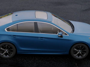 subaru legacy 2014 3D Model