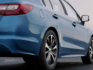 subaru legacy 2014 3D Model