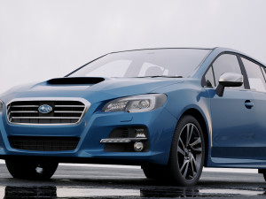 subaru levorg 2015 3D-Modell