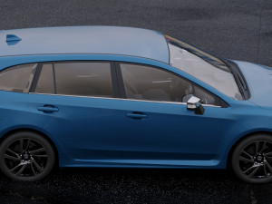 subaru levorg 2015 3D-Modell