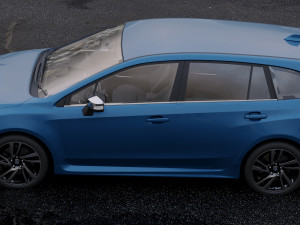 subaru levorg 2015 3D-Modell