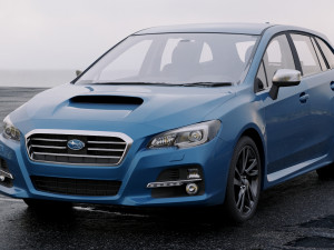 subaru levorg 2015 3D-Modell
