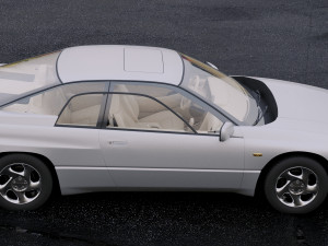 subaru svx 1992 3D Model