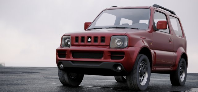 suzuki jimny 2012 3D मॉडल .c4d .max .obj .3ds .fbx .stl .blend