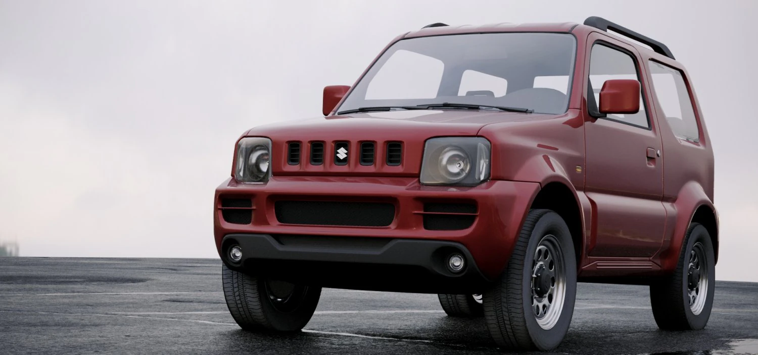 suzuki jimny 2012 3D Model .c4d .max .obj .3ds .fbx .stl .blend