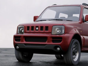 suzuki jimny 2012 3D Model