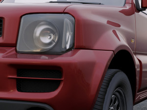 suzuki jimny 2012 3D मॉडल