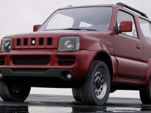 suzuki jimny 2012 3D Model