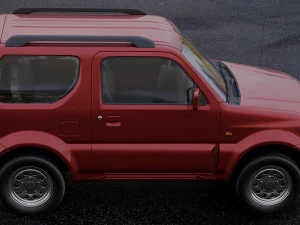 suzuki jimny 2012 3D Model