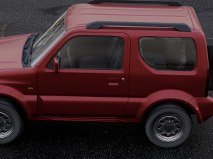 suzuki jimny 2012 3D मॉडल