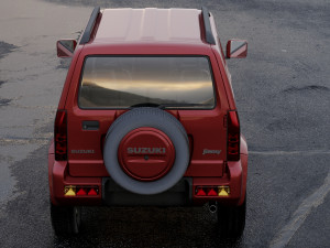 suzuki jimny 2012 3D मॉडल