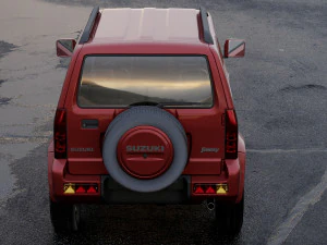suzuki jimny 2012 3D Model