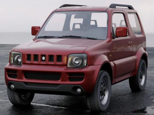 suzuki jimny 2012 3D Model