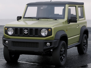 suzuki jimny sierra 2019 3D 模型