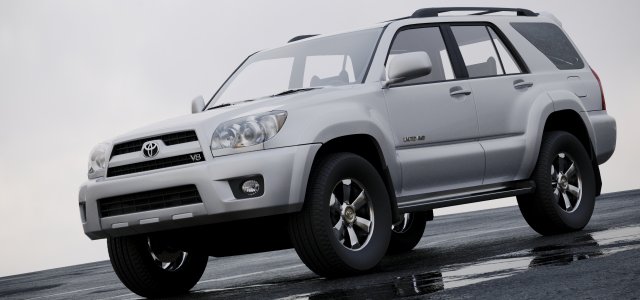toyota 4runner 2005 3D Модель .c4d .max .obj .3ds .fbx .stl .blend 