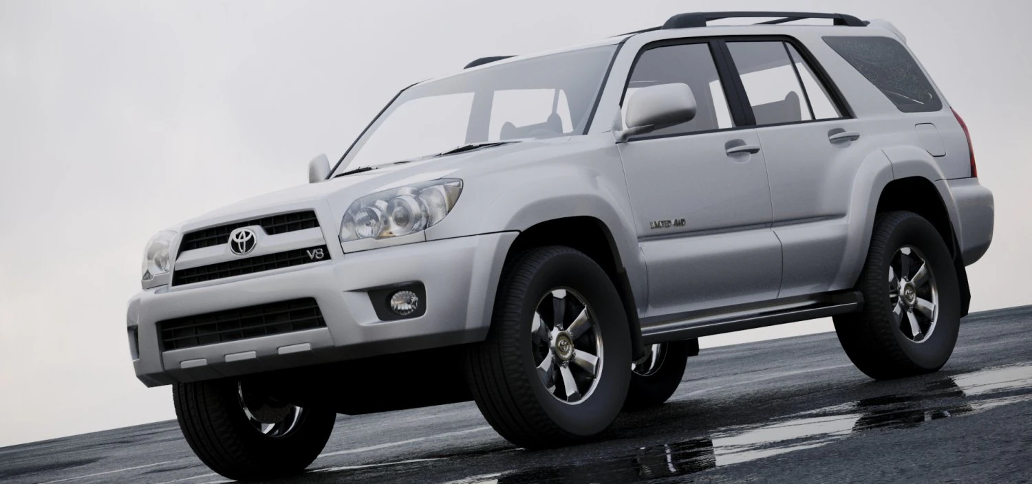 toyota 4runner 2005 3D Model .c4d .max .obj .3ds .fbx .stl .blend 