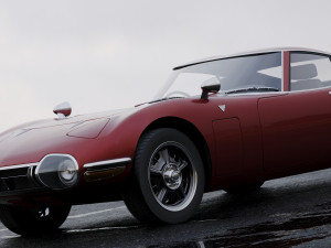 toyota 2000gt 1969 Modelo 3D