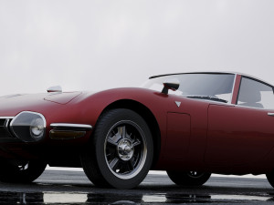 toyota 2000gt 1969 3D Model
