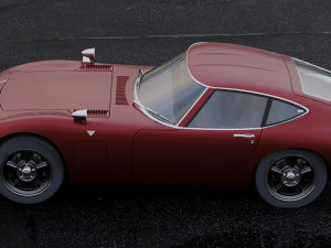 toyota 2000gt 1969 3D Model