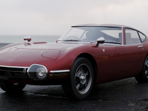 toyota 2000gt 1969 3D Model