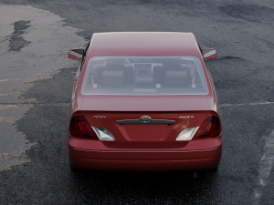 toyota avalon xl 2001 Modelo 3D