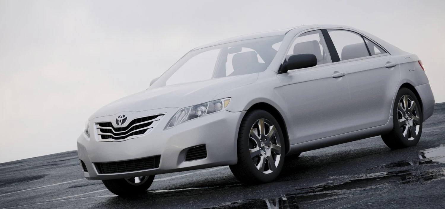 toyota camry le 2010 3D Model .c4d .max .obj .3ds .fbx .stl .blend