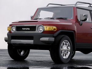 toyota fj cruiser 2010 3D 模型