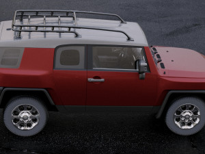 toyota fj cruiser 2010 3D Model