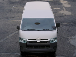 toyota hiace passenger van 2013 Modelo 3D