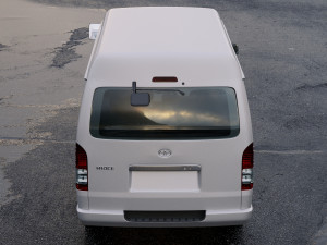 toyota hiace passenger van 2013 Modelo 3D