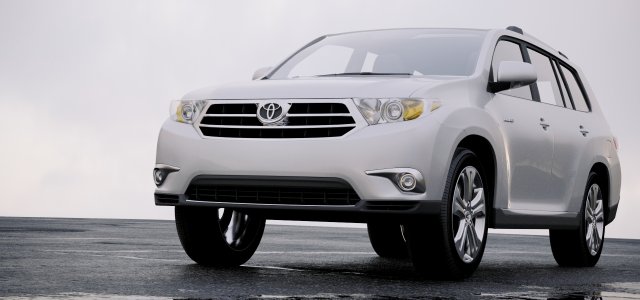 toyota highlander 2011 3D 模型 .c4d .max .obj .3ds .fbx .stl .blend 