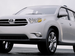 toyota highlander 2011 3D 模型