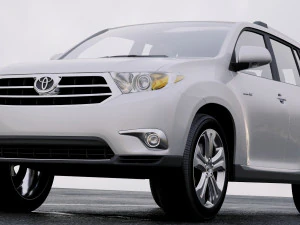 toyota highlander 2011 3D Model