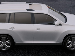 toyota highlander 2011 3D 模型