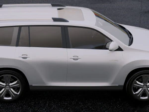toyota highlander 2011 3D Model