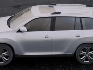 toyota highlander 2011 3D 模型