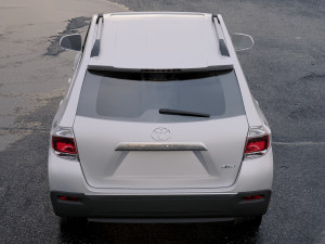 toyota highlander 2011 3D 模型
