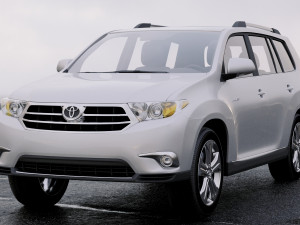 toyota highlander 2011 3D 模型