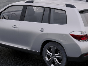 toyota highlander 2011 3D 模型