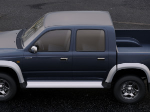 toyota hilux double cab 2001 3D Модель
