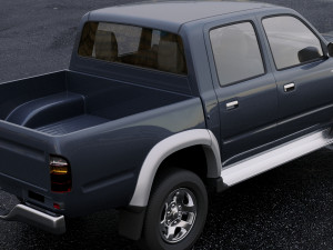 toyota hilux double cab 2001 3D Модель