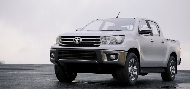 toyota hilux double cab hi rider 2015 3D Модель .c4d .max .obj .3ds .fbx .stl .blend 