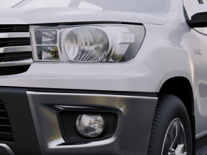toyota hilux double cab hi rider 2015 3D Модель