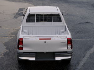 toyota hilux double cab hi rider 2015 3D Модель