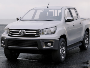 toyota hilux double cab hi rider 2015 3D Модель