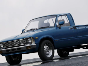 도요타 하이럭스 일반 택시 1978 3D 모델