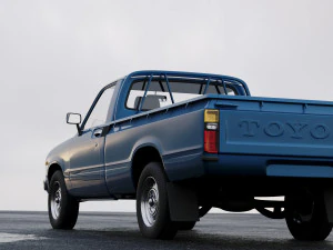 toyota hilux regular cab 1978 3D Model