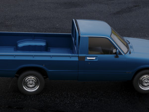 toyota hilux regular cab 1978 Modelo 3D