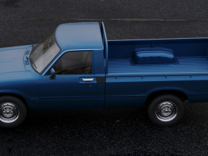 toyota hilux regular cab 1978 Modelo 3D
